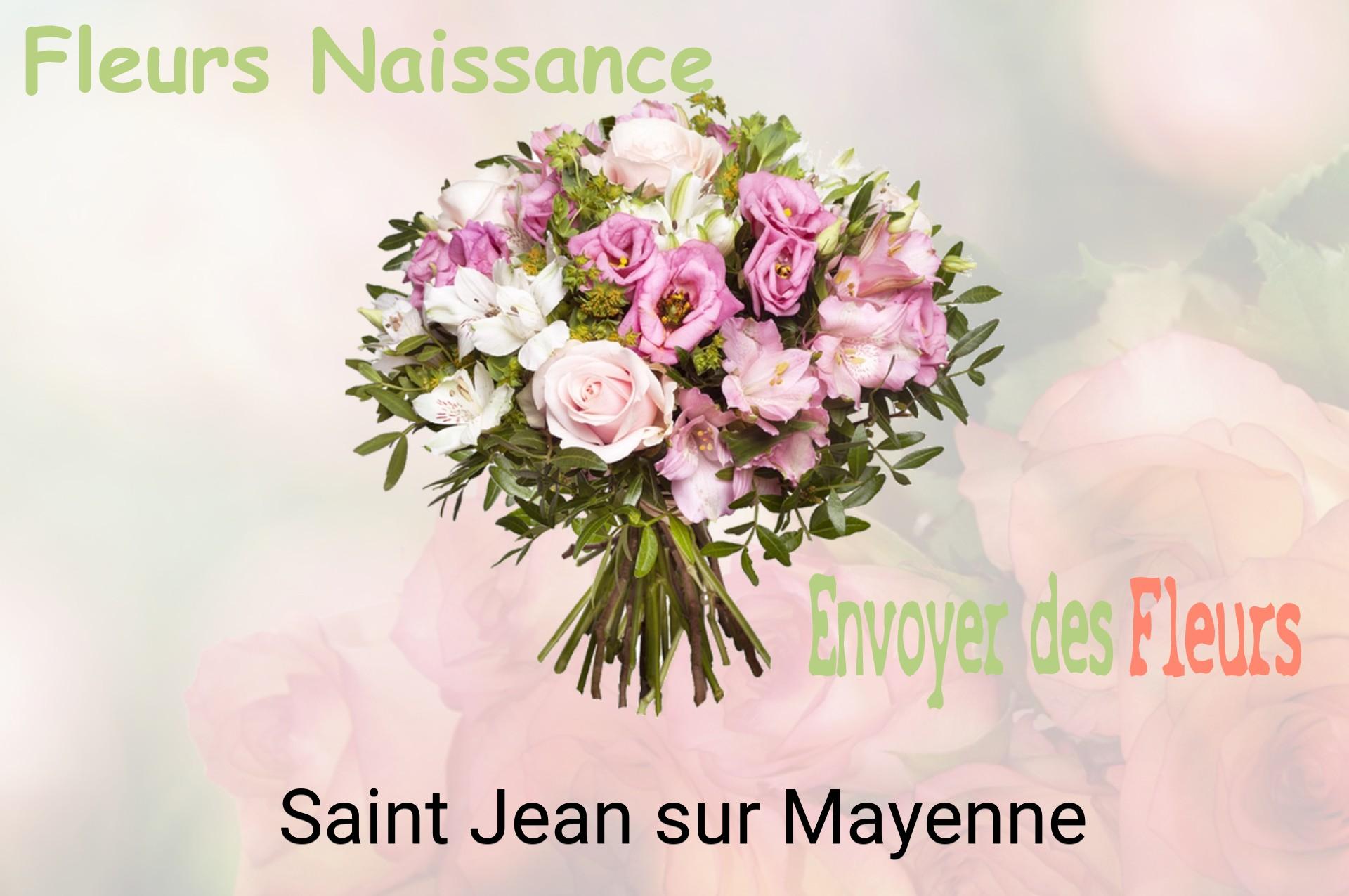 Bouquet de fleurs de naissance livré à Saint-Jean-sur-Mayenne